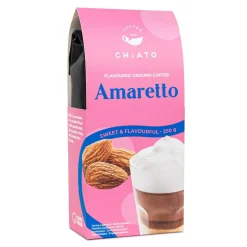Amaretton makuinen jauhettu kahvi CHiATO Amaretto, 250 g