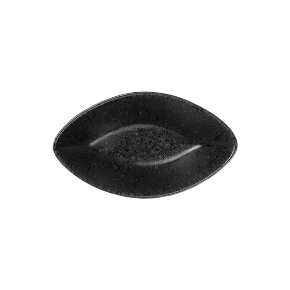 Asa Selection Grande Nero Elliptic kulho, 14,5 x 8,5 cm – Black Iron
