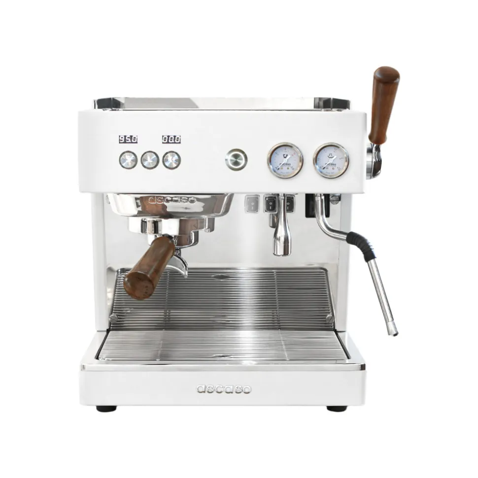 Ascaso Baby T Zero Textured White espressokeitin – puoliammattimainen