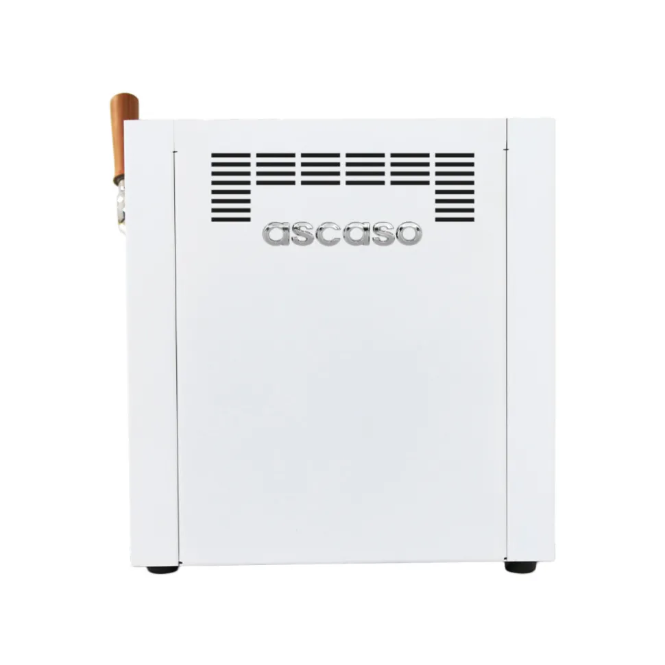 Ascaso Baby T Zero Textured White espressokeitin – puoliammattimainen