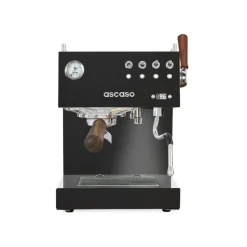 Ascaso Steel Duo Plus Black&Wood espressokeitin – puoliammattimainen, musta