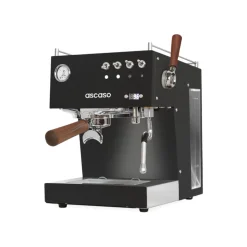Ascaso Steel Duo Plus Black&Wood espressokeitin – puoliammattimainen, musta