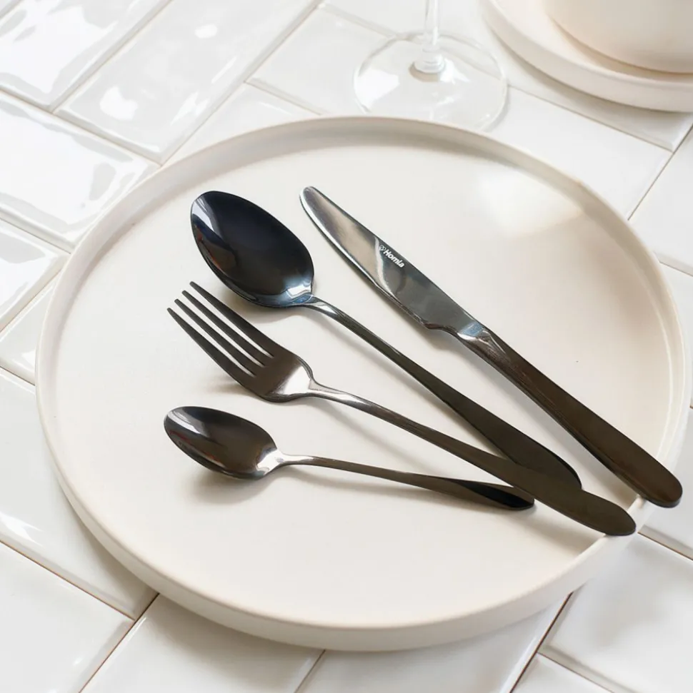 Aterinsetti Homla ABELE Black, 16 kpl.