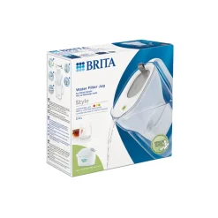 BRITA vedensuodatuskannu Style 2,4 l LED Grey + vedensuodatin BRITA Maxtra PRO All-In-1