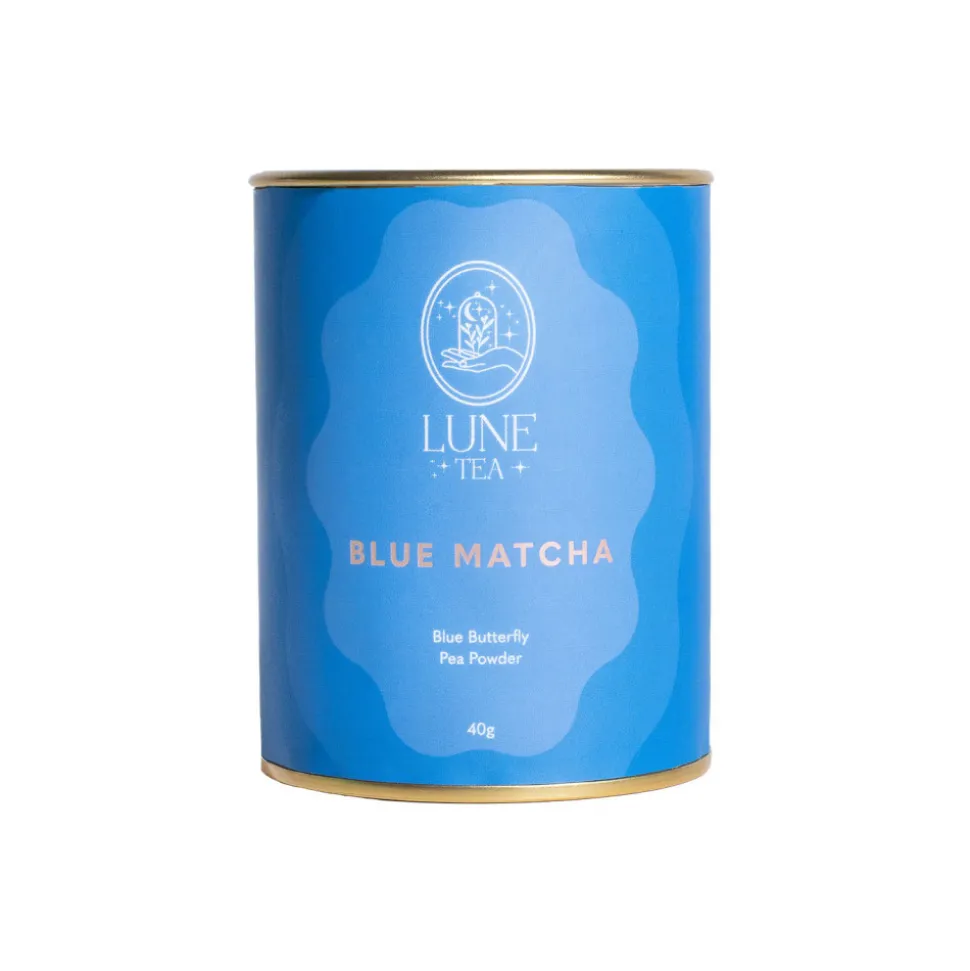 Butterfly pea flower -tee Lune Tea Blue Matcha, 40 g