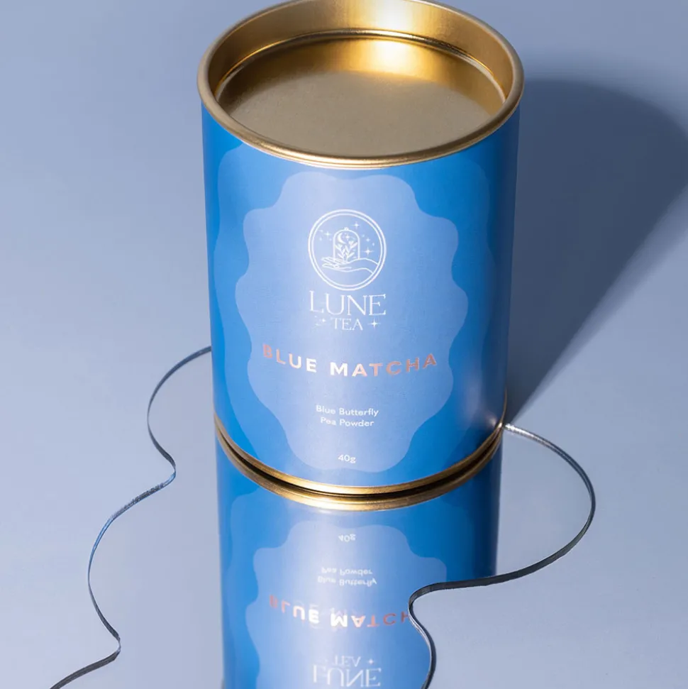 Butterfly pea flower -tee Lune Tea Blue Matcha, 40 g