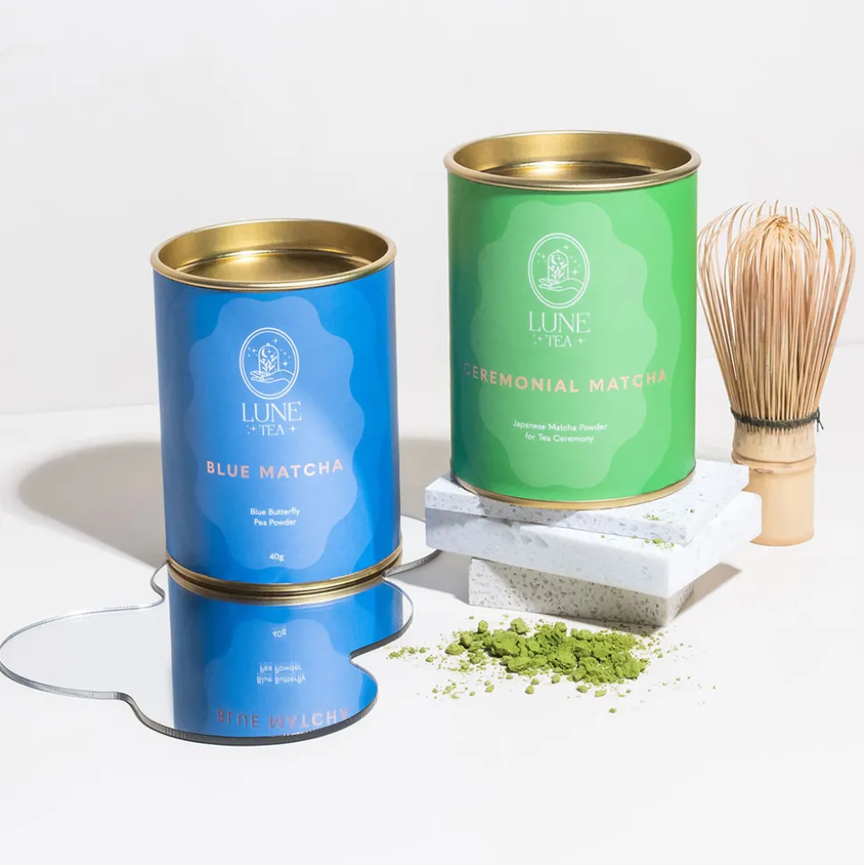 Butterfly pea flower -tee Lune Tea Blue Matcha, 40 g