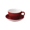 Café Latte kuppi ja lautanen Loveramics Egg Red, 300ml