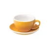Café Latte kuppi ja lautanen Loveramics Egg Yellow, 300 ml