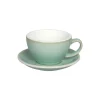 Café latte-kuppi ja lautanen Loveramics Egg Basil, 300 ml