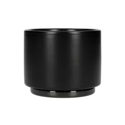 Cappuccino kuppi Fellow Monty Milk Art Matte Black, 190 ml