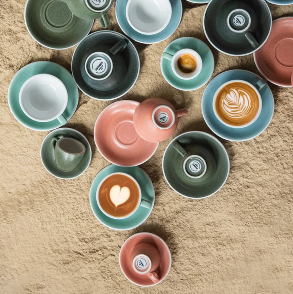 Cappuccinokuppi ja aluslautanen Loveramics Egg Forest, 250 ml