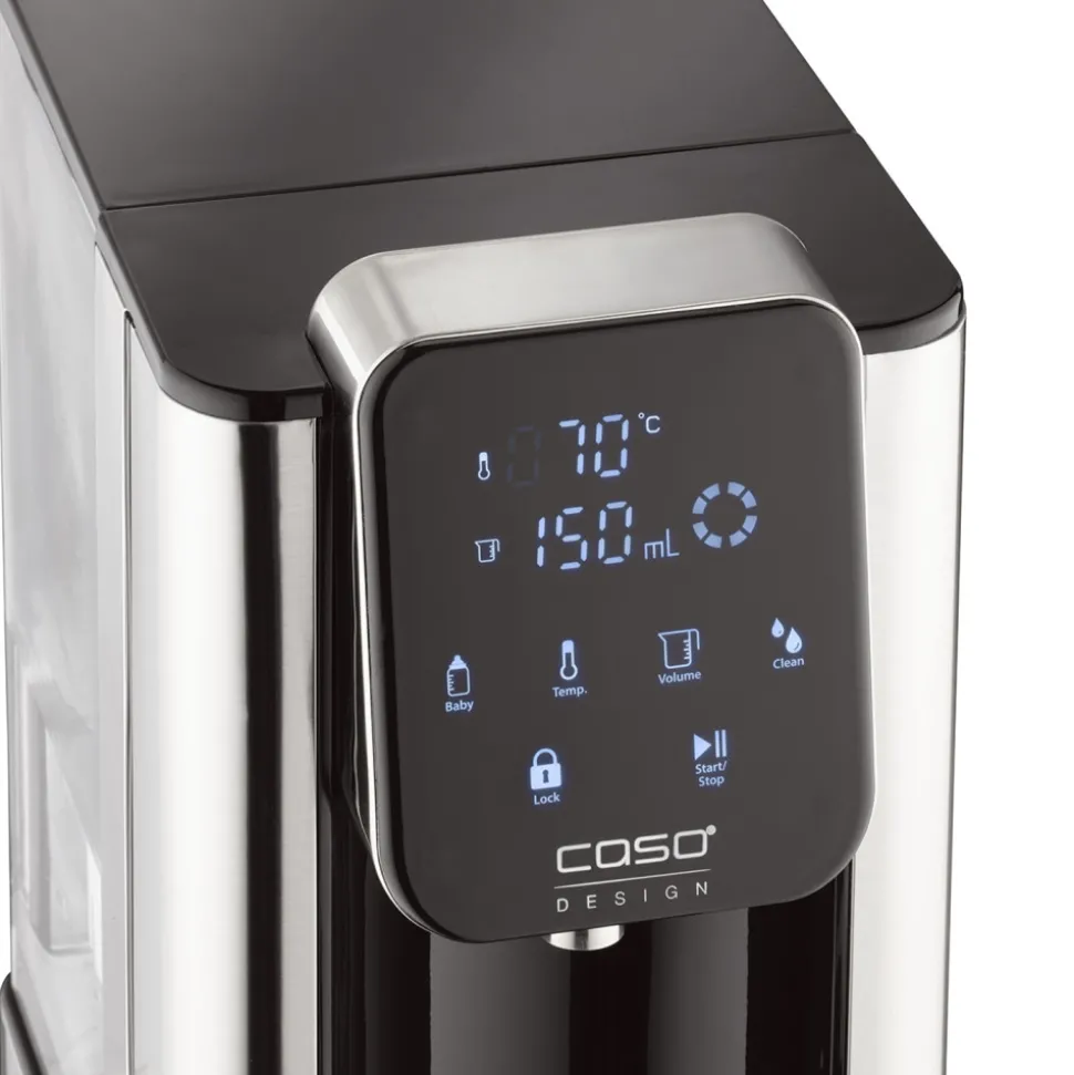 Caso Design Hot7 kuumavesiannostelija – 2.7 l, 2600 W, musta/hopea