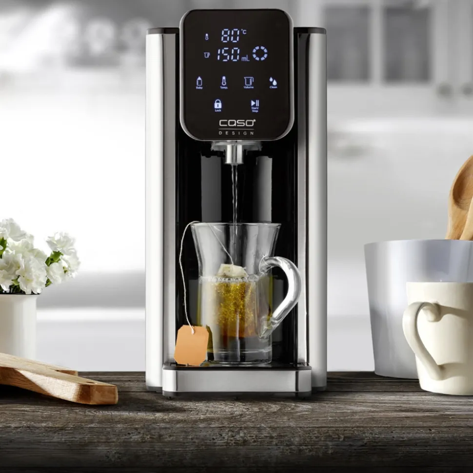 Caso Design Hot7 kuumavesiannostelija – 2.7 l, 2600 W, musta/hopea