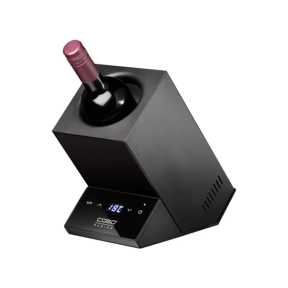 Caso WineCase One Black viininjäähdytin 1 pullolle – 9 cm, musta