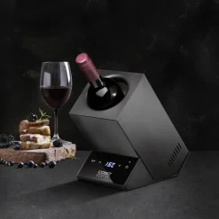 Caso WineCase One Black viininjäähdytin 1 pullolle – 9 cm, musta