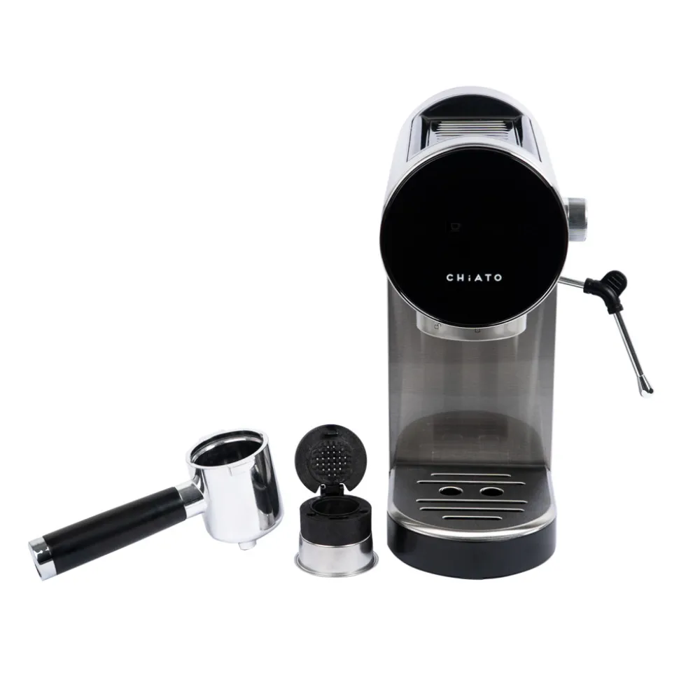 CHiATO Luna Style espressokone + Nespresso-kapseliadapteri – käytetty