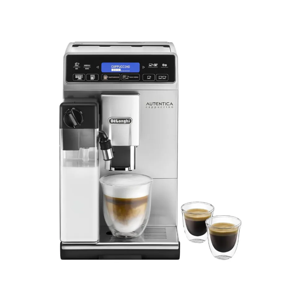 DeLonghi Autentica Cappuccino ETAM29.660.SB kahviautomaatti – hopeanmusta