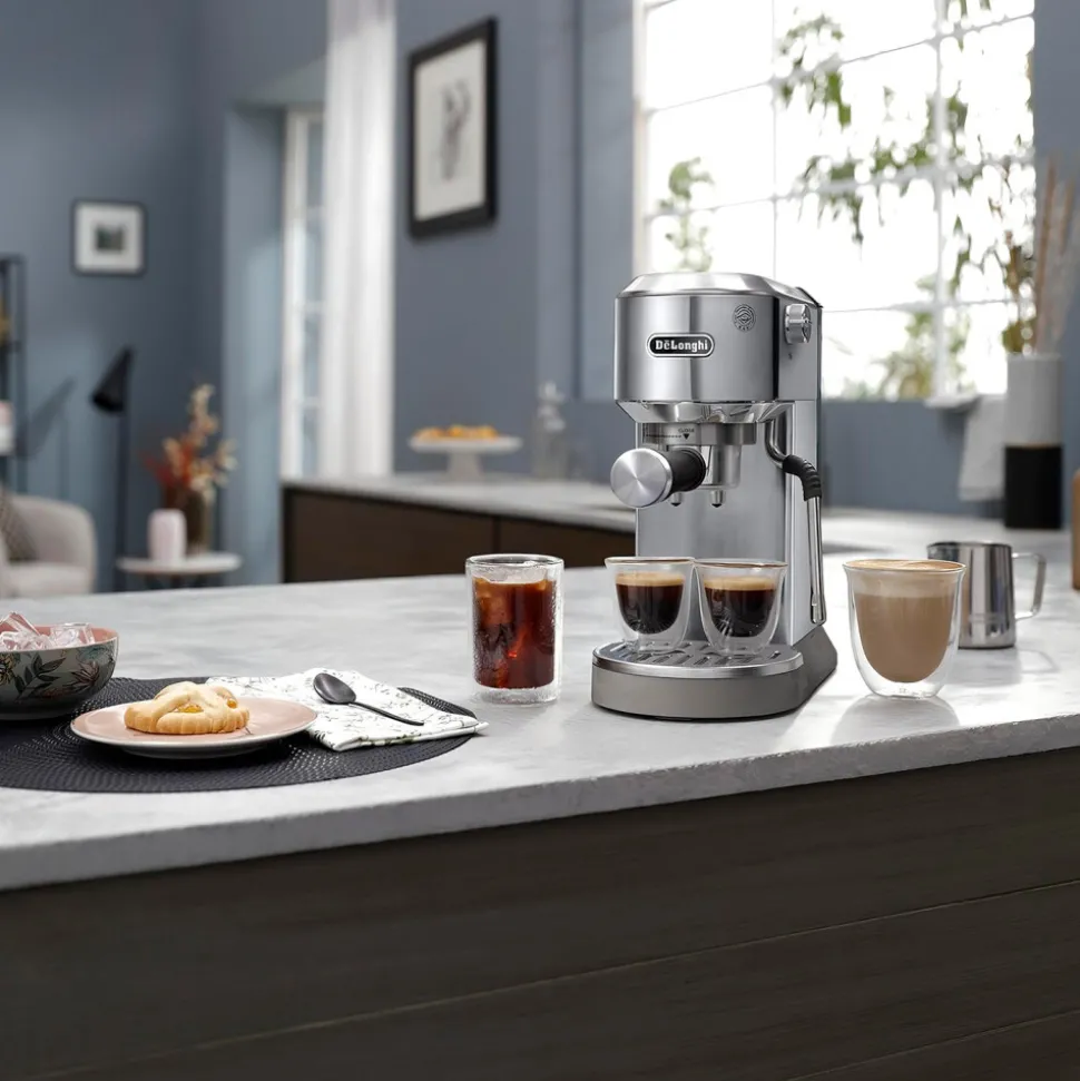 DeLonghi Dedica Duo EC890.M ESE-espressokeitin – metalli