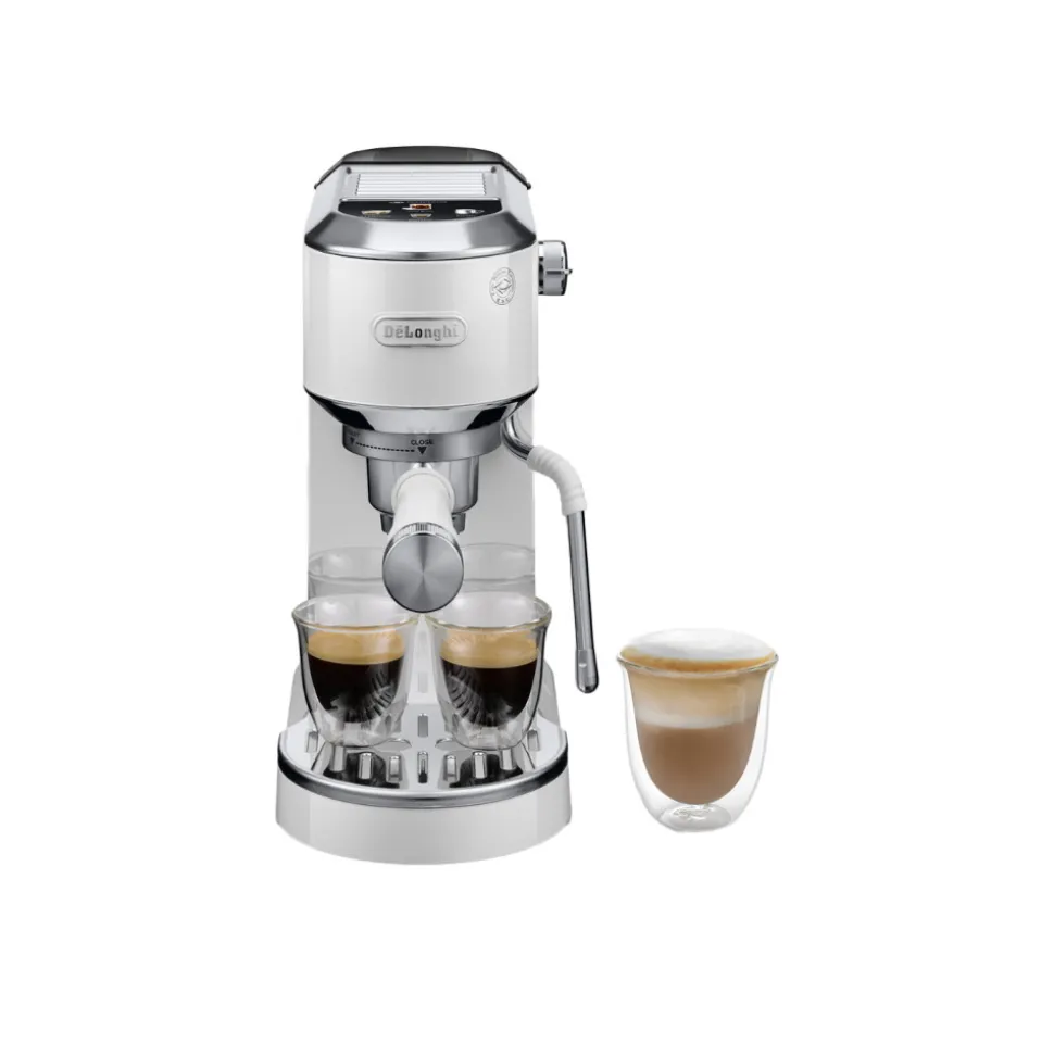 DeLonghi Dedica Duo EC890.WI ESE-espressokeitin – valkoinen