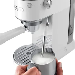 DeLonghi Dedica Duo EC890.WI ESE-espressokeitin – valkoinen