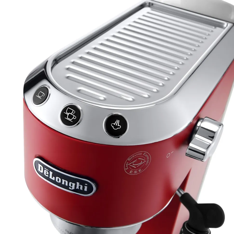 DeLonghi Dedica Style EC685.R ESE-espressokeitin – punainen
