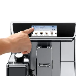 DeLonghi PrimaDonna Elite Experience ECAM650.85.MS kahviautomaatti – hopea