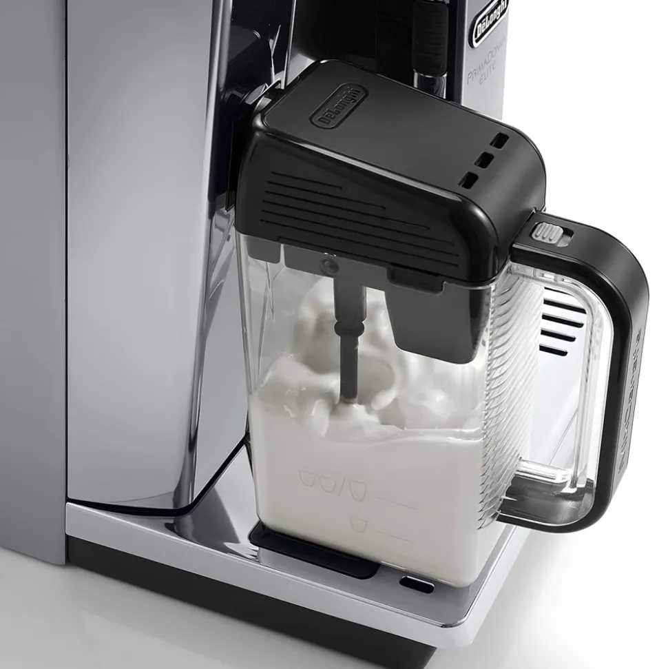 DeLonghi PrimaDonna Elite Experience ECAM650.85.MS kahviautomaatti – hopea