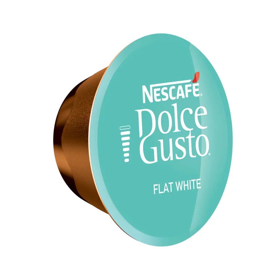 Dolce Gusto® koneisiin sopivat kahvikapselit NESCAFÉ Dolce Gusto Flat White, 16 kpl.