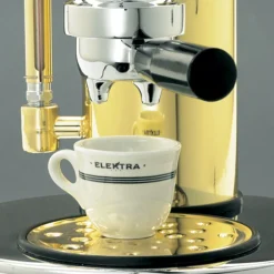 Elektra Micro Casa Leva S1CO manuaalinen espressokeitin – kultainen hopea