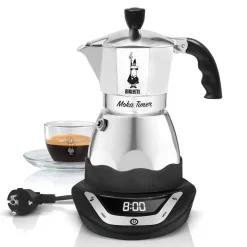 Elektroninen mutteripannu Bialetti Moka Timer 6 cups