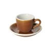 Espresso kuppi ja lautanen Loveramics Egg Caramel, 80 ml