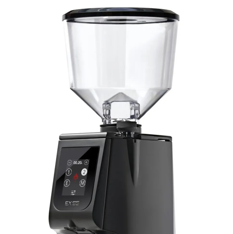 Eureka Atom Excellence 65 espresso-kahvimylly – puoliammattimainen, musta