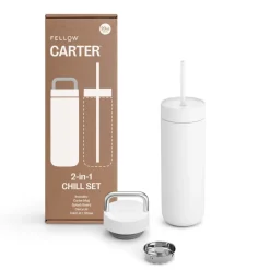Fellow Carter 2-in-1 Chill setti – 591 ml, mattavalkoinen