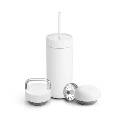 Fellow Carter 3-in-1 Lid System Matte White setti – 473 ml, mattavalkoinen