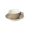 Flat White kuppi ja lautanen Loveramics Egg Taupe, 150 ml