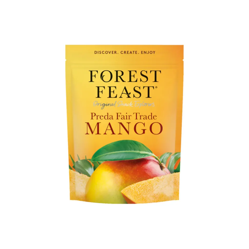 Forest Feast Preda Fair Trade kuivatut mangoviipaleet, 120 g