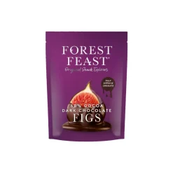 Forest Feast tummalla suklaalla kuorrutetut viikunat, 140 g