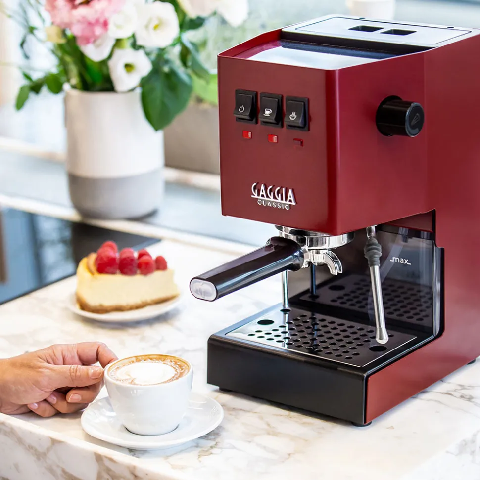 Gaggia New Classic Evo Red espressokeitin – punainen