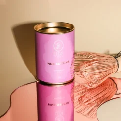 Granaattiomena-teejauhe Lune Tea Pink Matcha, 40 g