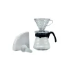 Hario V60-02 Craft (suodatinsuppilo+kannu+suodattimet+kahvimitta), musta