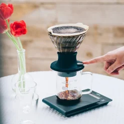 Hario V60-02 Immersion Dripper Switch: suodatinsuppilo + suodatinpussit