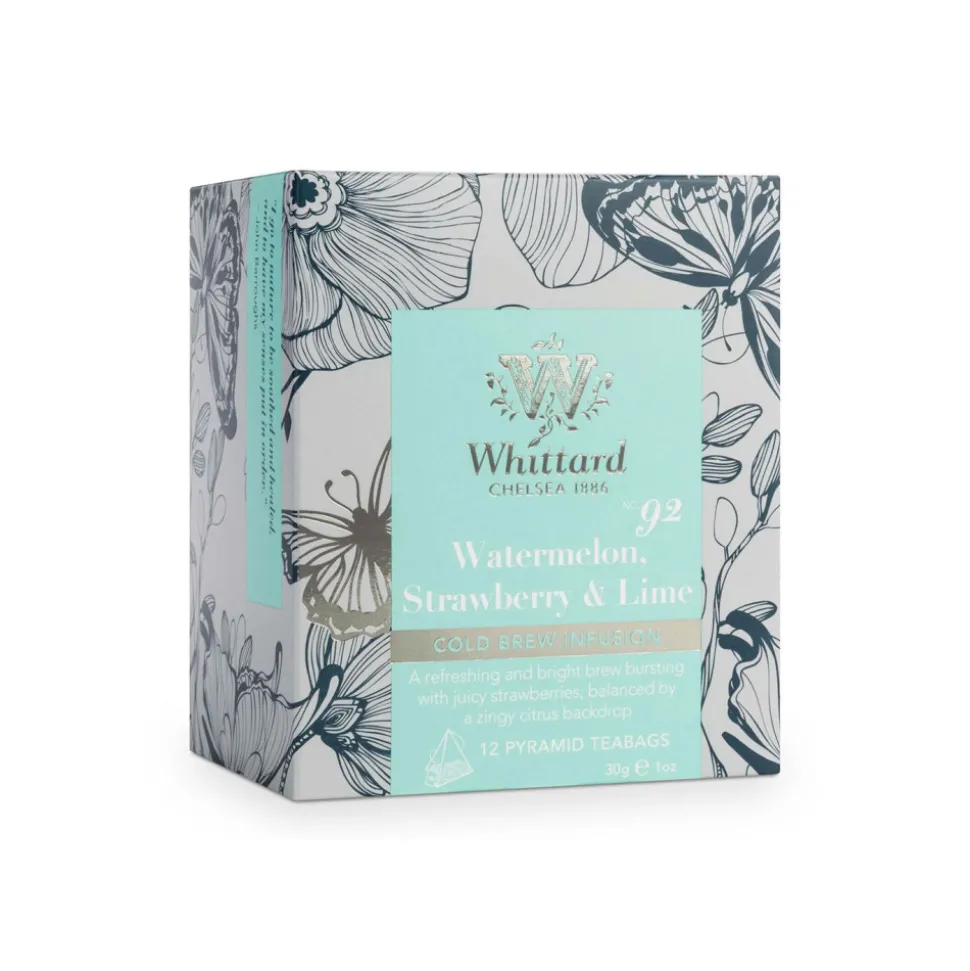 Hedelmä- ja yrtti cold brew Whittard of Chelsea Watermelon, Strawberry & Lime, 12 kpl.