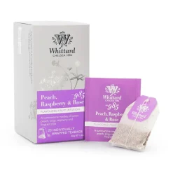 Hedelmähauduke Whittard of Chelsea Peach, Raspberry & Rose, 20 kpl.