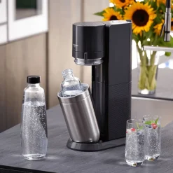 Hiilihapotuslaite SodaStream Duo Black + 2 pulloa