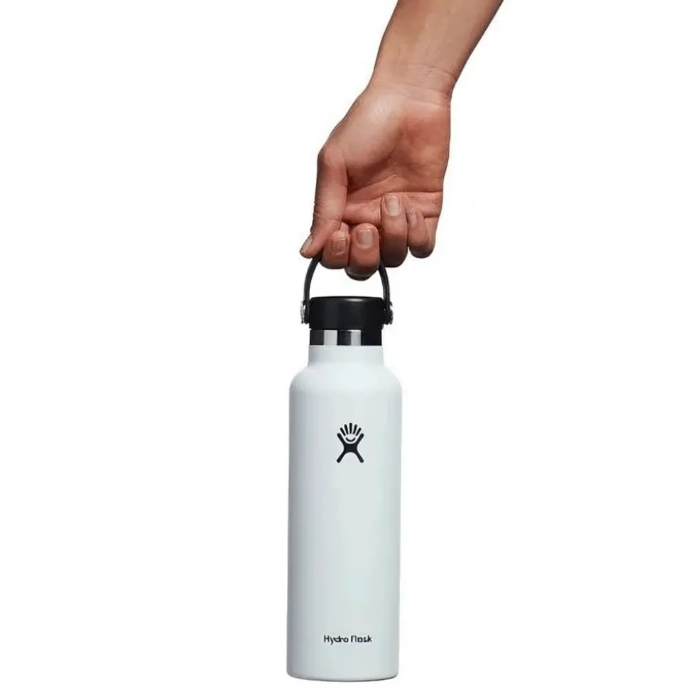 Hydro Flask Standard Mouth Flex Cap termosjuomapullo, 620 ml – White