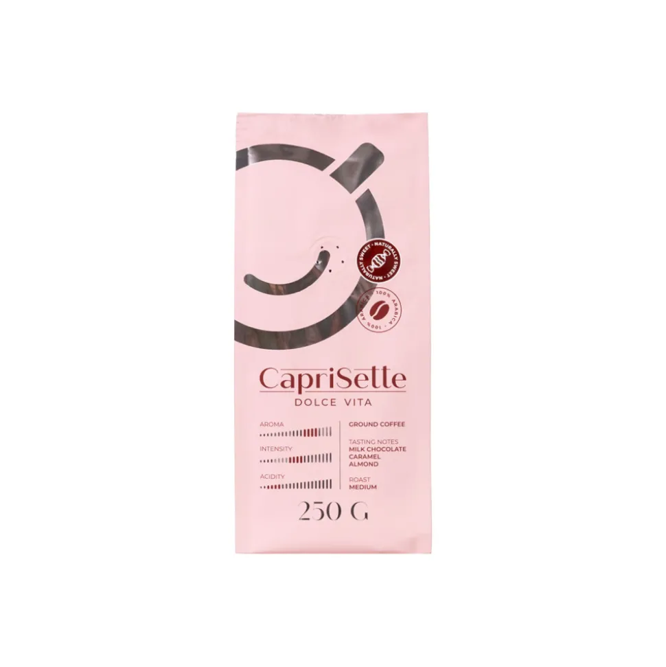 Jauhettu kahvi Caprisette Dolce Vita, 250 g