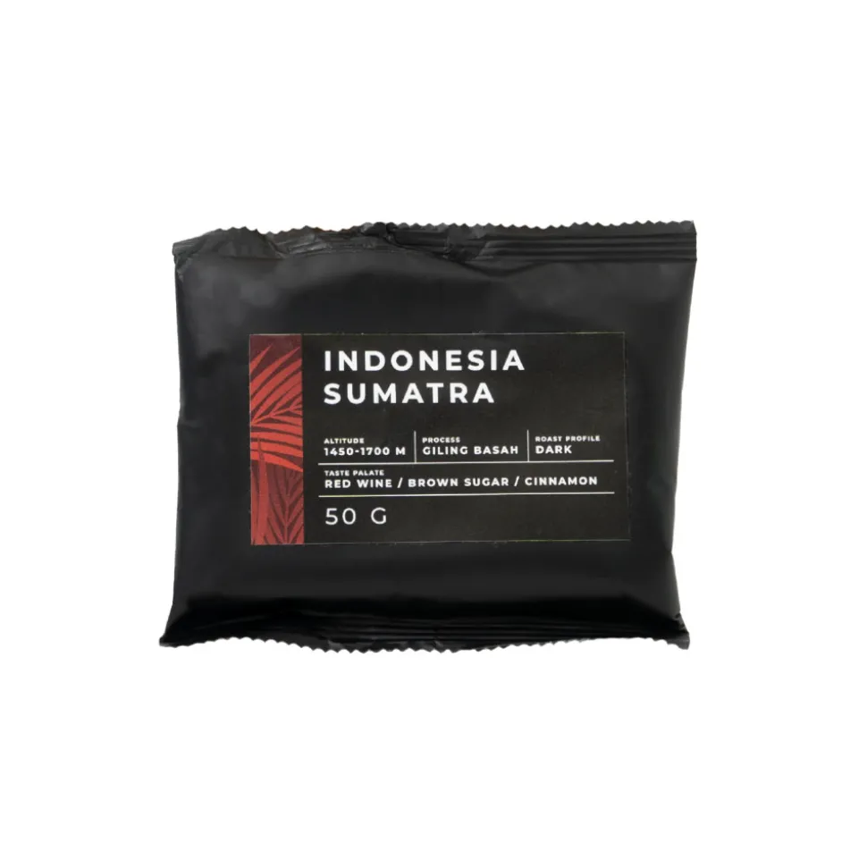 Jauhettu specialty-kahvi Indonesia Sumatra, 50 g