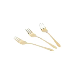 Jälkiruokahaarukat Homla STILO Gold, 3 kpl.