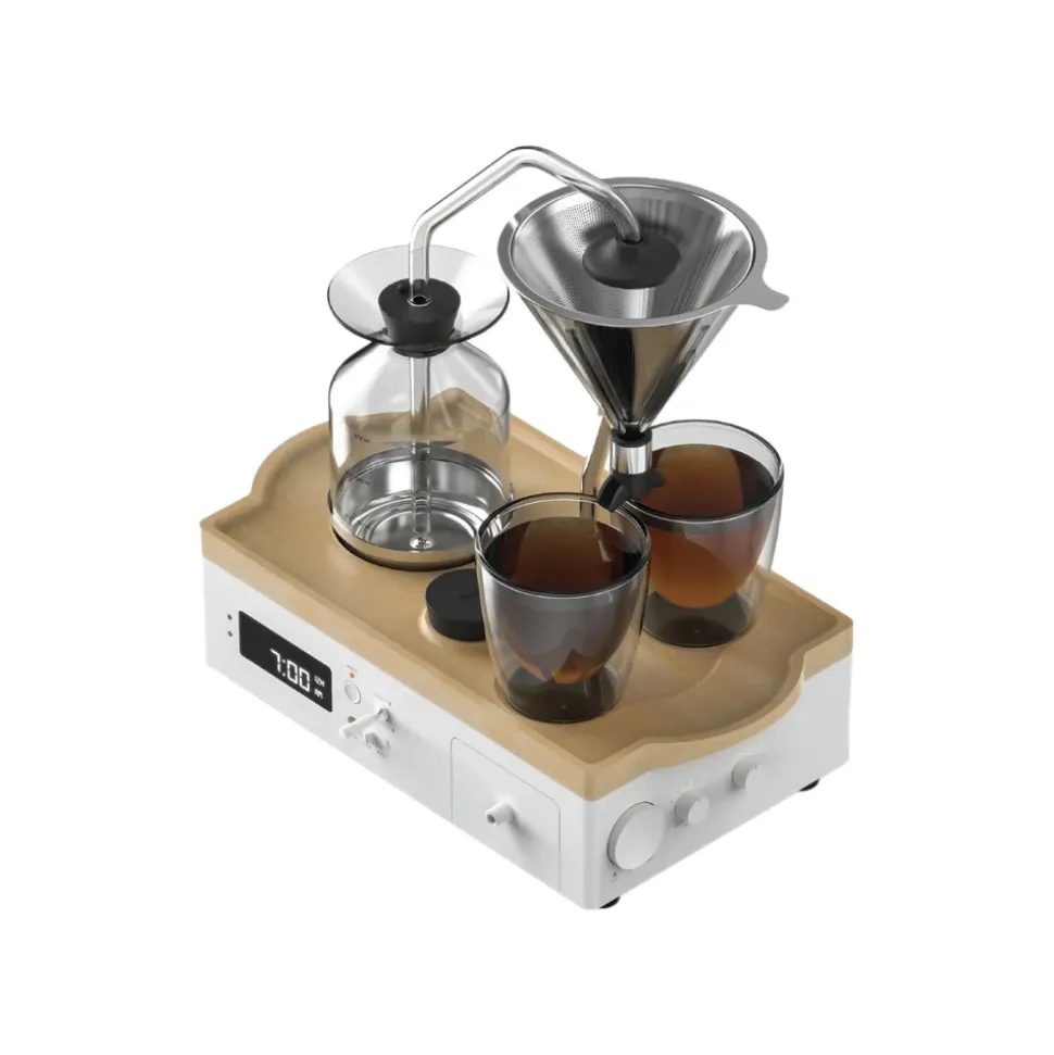 Joy Resolve Barisieur Coffee & Tea Grande White kahvinkeitin ajastimella